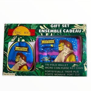 Disney Lion King vintage new 90s wallet keychain